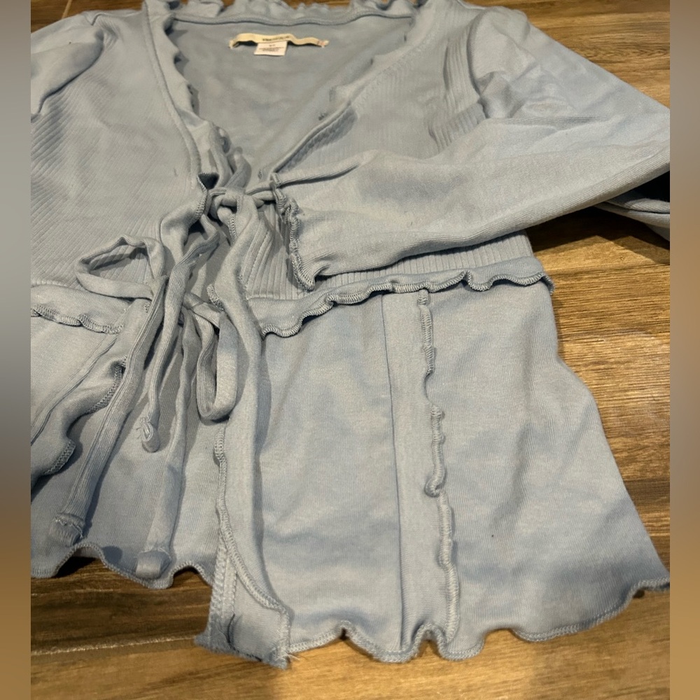 Kimichi Blue Tie Front Cardigan - Picture 4 of 4